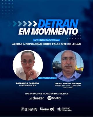 Detran em Movimento faz alerta à população sobre falso site de leilão