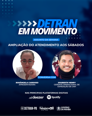 Detran em Movimento destaca a ampliação do atendimento aos sábados