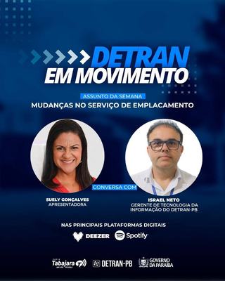 Mudanças no serviço de emplacamento em destaque no Detran em Movimento