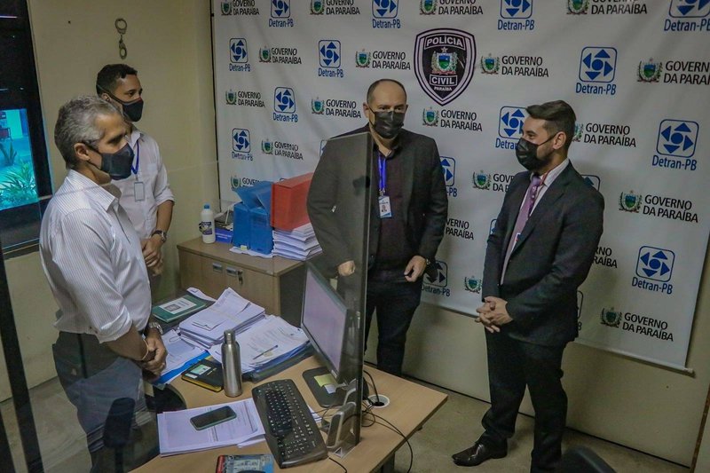 Visita do superintendente do Detran-RN