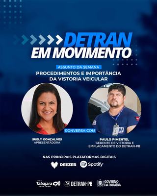 Detran em Movimento destaca procedimento para solicitação de placas e novo processo de estampagem